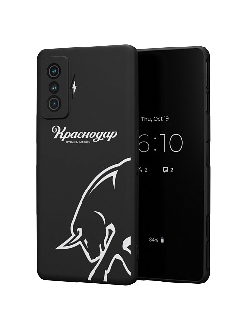 Силиконовый чехол для Xiaomi Redmi K50 Gaming Edition "Краснодар: Бык"