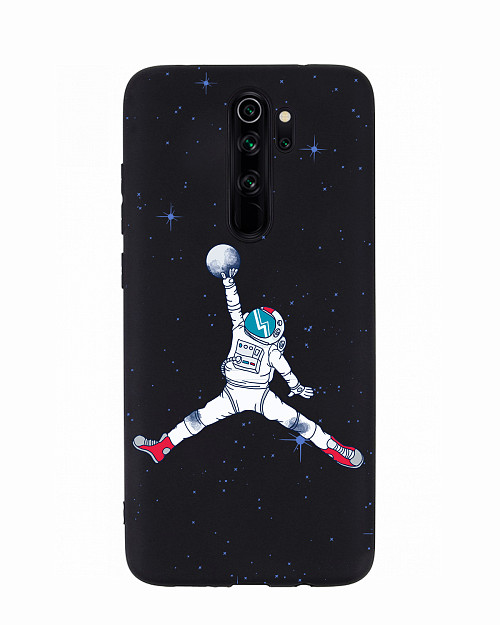Силиконовый чехол для Xiaomi Redmi Note 8 Pro "Космический баскетбол"