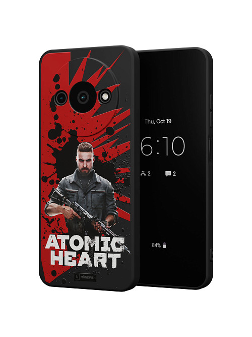 Силиконовый чехол для Xiaomi Redmi A3 "Atomic Heart: Майор Нечаев"