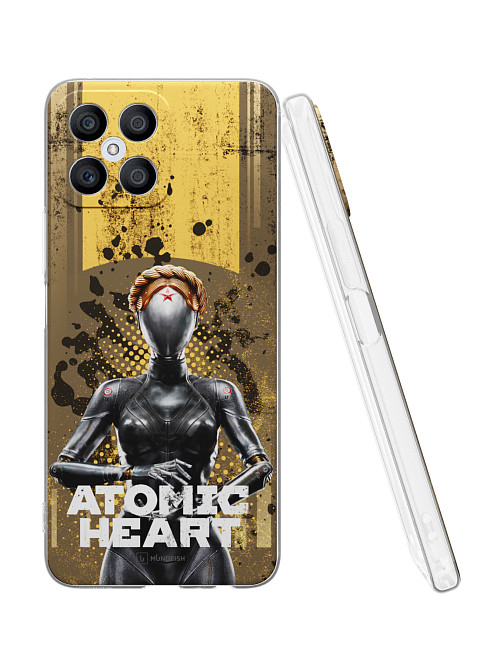 Силиконовый чехол для Honor X8 (2022) "Atomic Heart: Левая близняшка"