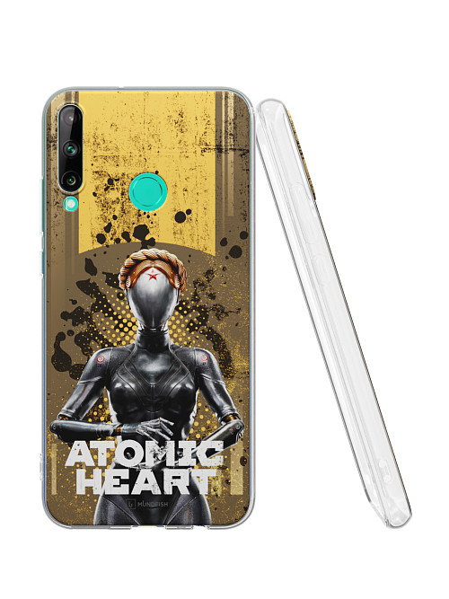 Силиконовый чехол для Honor 9C "Atomic Heart: Левая близняшка"