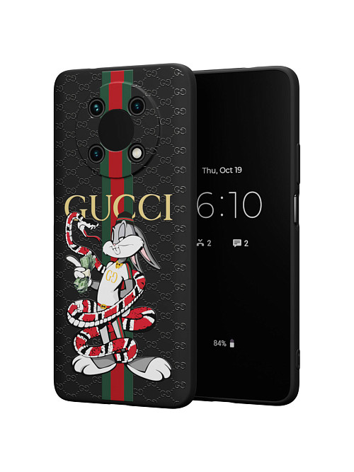 Силиконовый чехол для Huawei Nova Y90 "NOVEL: Багз Банни Gucci"