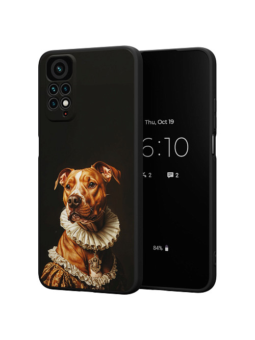 Силиконовый чехол для Xiaomi Redmi Note 11S (4G) "Собака аристократ"