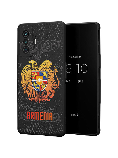 Силиконовый чехол для Xiaomi Redmi K50 Gaming Edition "Герб Армении"