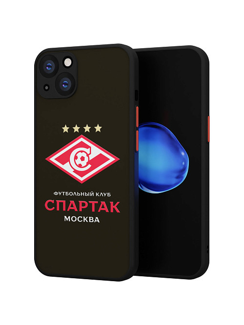 Противоударный чехол для Apple iPhone 13 "Спартак - чемпион"
