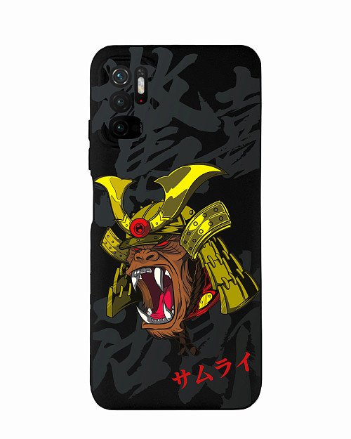 Силиконовый чехол для Poco M3 Pro Samurai Kong