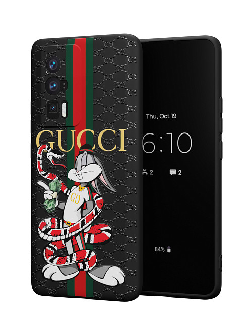 Силиконовый чехол для Xiaomi Redmi K60 "NOVEL: Багз Банни Gucci"