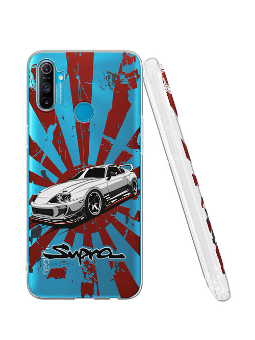 Силиконовый чехол для Realme C3 "Toyota Supra"