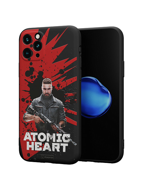 Силиконовый чехол для Apple iPhone 11 Pro "Atomic Heart: Майор Нечаев"