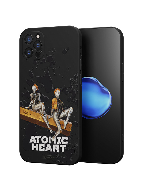 Силиконовый чехол для Apple iPhone 12 Pro Max "Atomic Heart: Боевые близняшки"