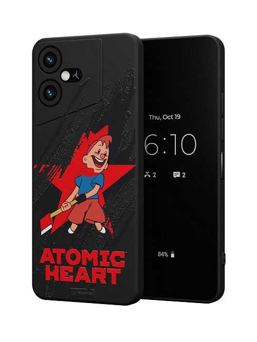 Силиконовый чехол для Tecno Pova Neo 3 "Atomic Heart: Пионер"