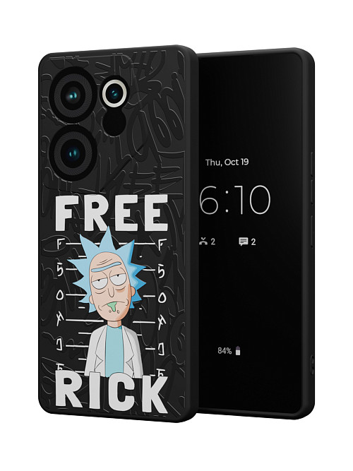 Силиконовый чехол для Tecno Camon 20 premier "NOVEL: Free Rick"