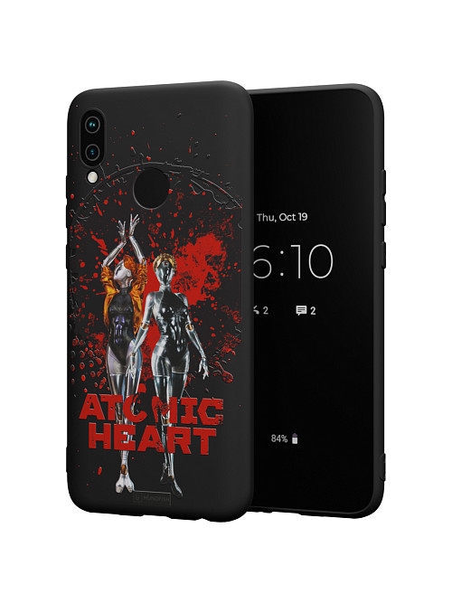 Силиконовый чехол для Huawei P Smart (2019) "Atomic Heart: Близняшки"