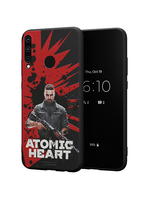 Силиконовый чехол для Huawei P40 lite E "Atomic Heart: Майор Нечаев"