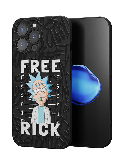 Силиконовый чехол для Apple iPhone 15 Pro Max "NOVEL: Free Rick"