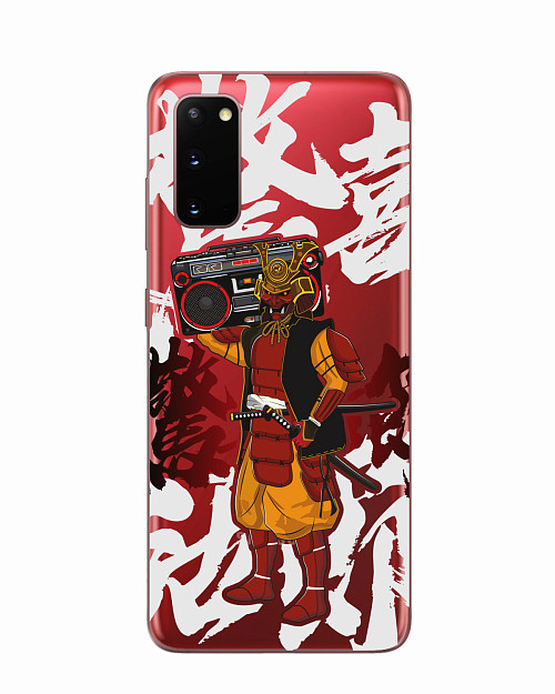 Силиконовый чехол для Samsung Galaxy S20 Hip-hop Samurai