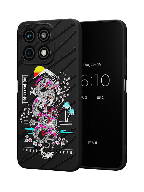 Силиконовый чехол для Honor X8a (4G) "NOVEL: Токио Япония"