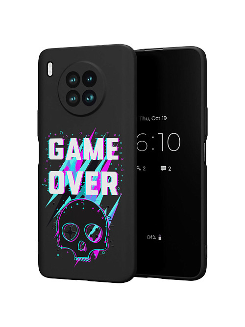 Силиконовый чехол для Honor 50 Lite "Game over"