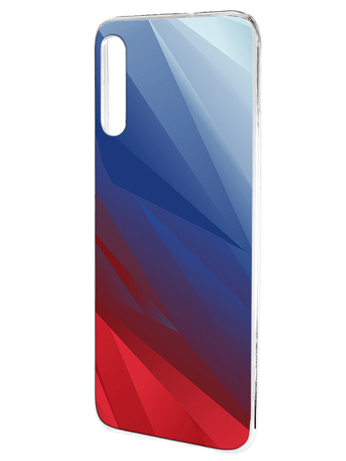 Силиконовый чехол для Samsung Galaxy A30S "Флаг РФ"