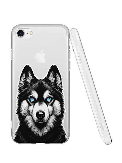 Силиконовый чехол для Apple iPhone SE (2022) "Собака"