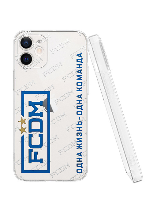 Силиконовый чехол для Apple iPhone 12 mini "Динамо: FCDM"