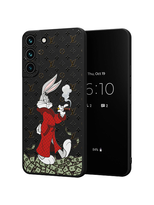 Силиконовый чехол для Samsung Galaxy S22+ (5G) "NOVEL: Багз Банни Louis Vuitton"