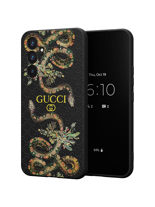 Силиконовый чехол для Samsung Galaxy A54 (5G) "NOVEL: Gucci"