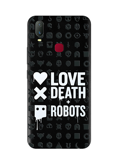 Силиконовый чехол для Vivo Y11 Любовь Смерть Роботы