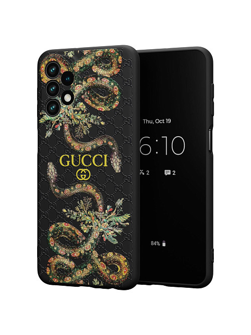 Силиконовый чехол для Samsung Galaxy A23 (5G) "NOVEL: Gucci"