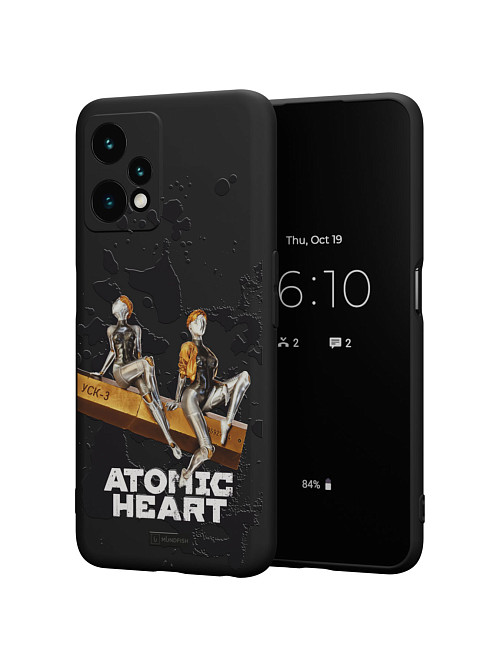 Силиконовый чехол для realme 9 Pro "Atomic Heart: Боевые близняшки"