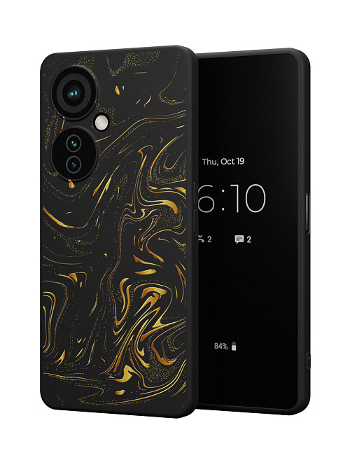 Силиконовый чехол для OnePlus Nord CE 3 Lite (5G) "Золотые пятна"