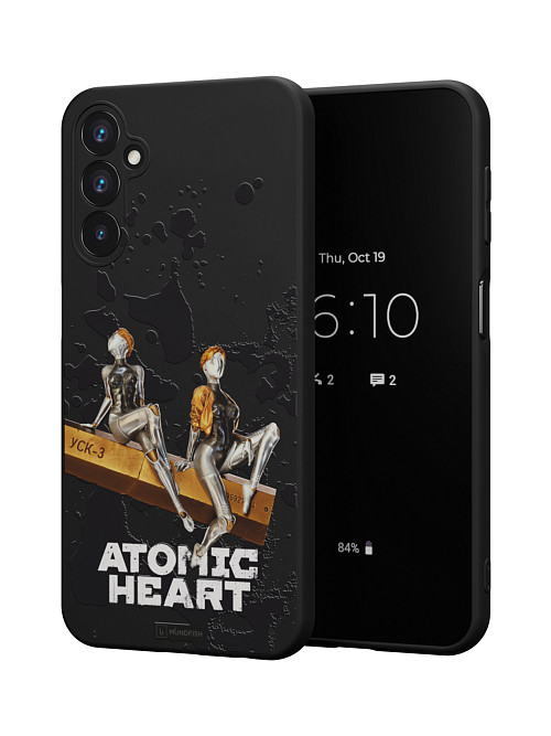 Силиконовый чехол для Samsung Galaxy A24 (4G) "Atomic Heart: Боевые близняшки"