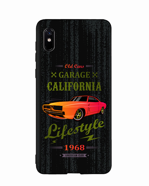 Силиконовый чехол для Xiaomi Redmi 9A Musclecar California