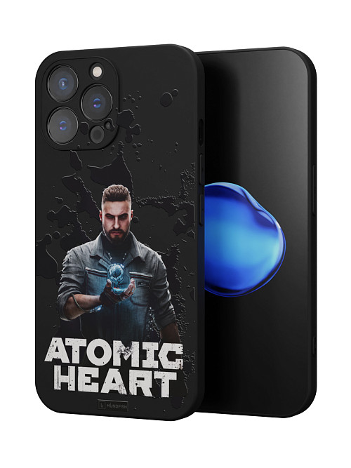 Силиконовый чехол для Apple iPhone 13 Pro Max "Atomic Heart: Товарищ Нечаев"