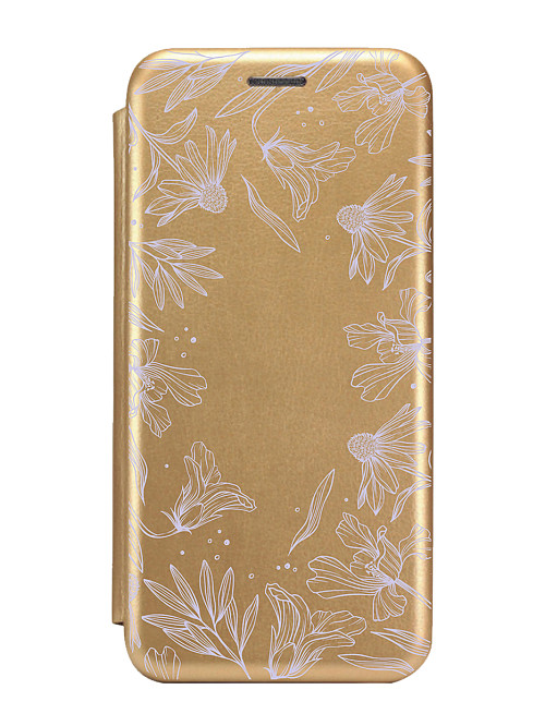 Чехол книжка для Samsung A52 "Луговые цветы"