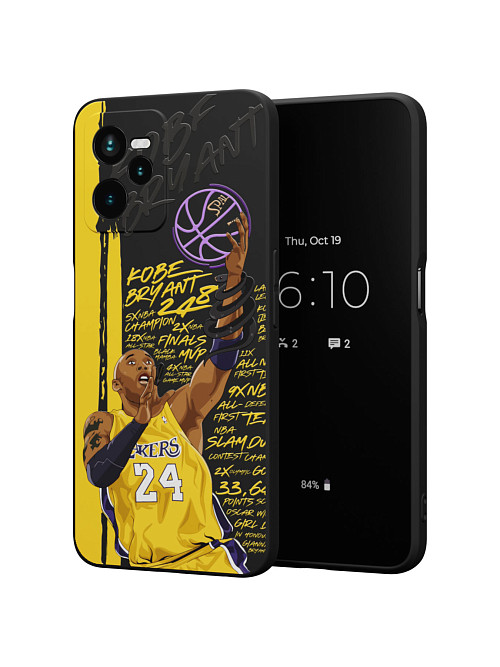 Силиконовый чехол для Realme C35 "NOVEL: Kobe Bryant"