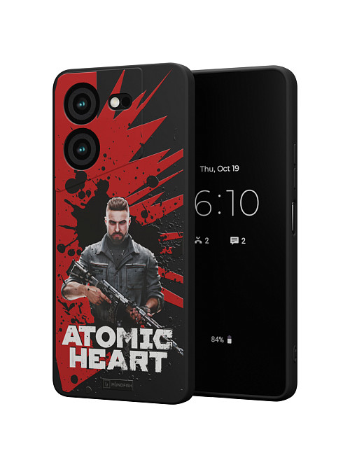 Силиконовый чехол для Tecno Pova 5 (4G) "Atomic Heart: Майор Нечаев"