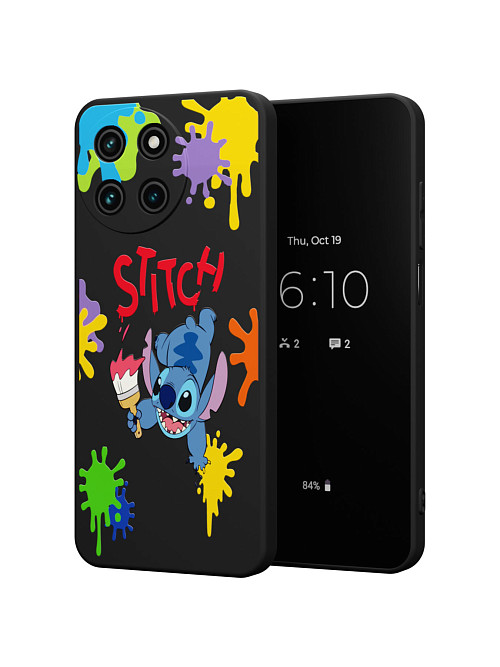 Силиконовый чехол для realme 11 (4G) "NOVEL: Stitch paints"