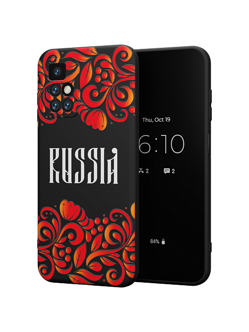 Силиконовый чехол для Xiaomi Redmi 10 "Русский стиль"