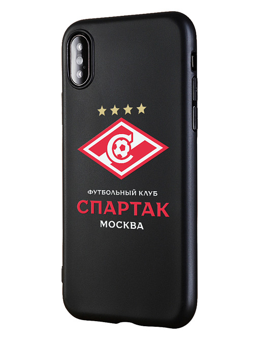 Силиконовый чехол для Apple iPhone X "ФК Спартак Москва"