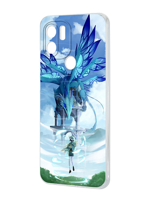 Силиконовый чехол для Xiaomi Redmi A1+/Redmi A2+/Poco C51 Genshin Impact: Венти Силиконовый чехол для Xiaomi Redmi A1+/Redmi A2+/Poco C51 Genshin Impact: Венти