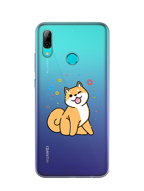 Силиконовый чехол для Honor 10 Lite (2019) Собака Сиба-ину