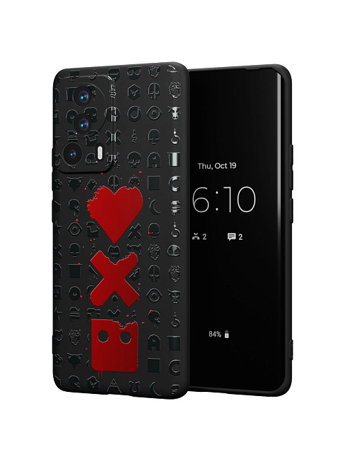 Силиконовый чехол для Xiaomi 13 Lite "Love Death Robots"