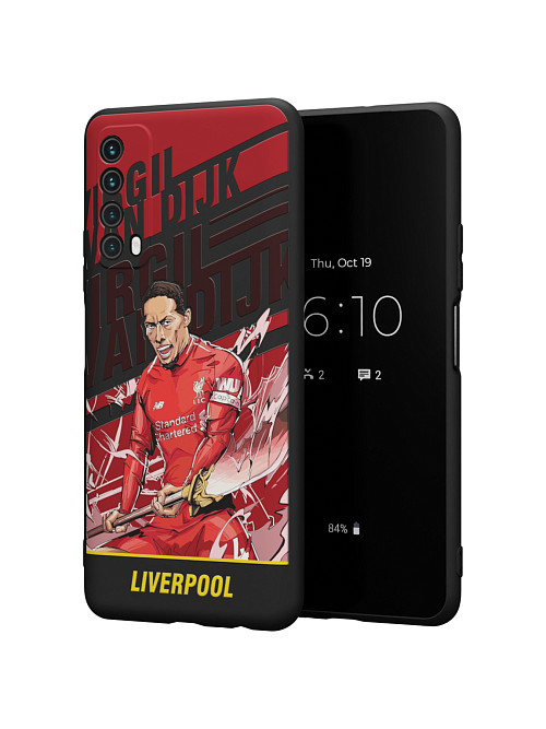 Силиконовый чехол для Huawei P Smart (2021) "NOVEL: Liverpool"