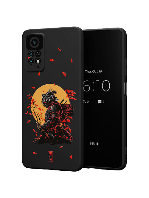 Силиконовый чехол для Xiaomi Redmi Note 12 Pro (4G) "Самурай"