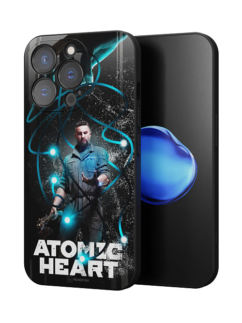 Силиконовый чехол для Apple iPhone 15 Pro "Atomic Heart: ХРАЗ"