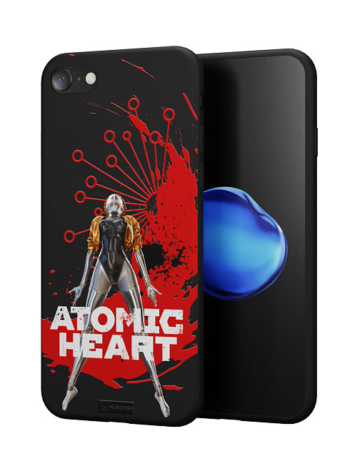 Силиконовый чехол для Apple iPhone SE (2020) "Atomic Heart: Правая близняшка"