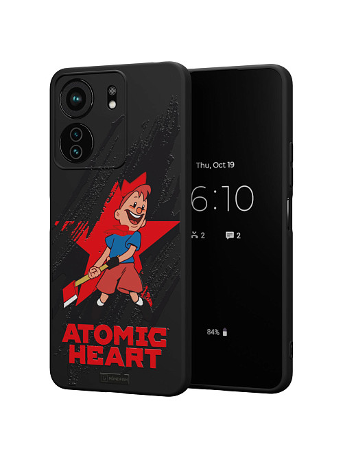 Силиконовый чехол для Xiaomi Redmi 13C "Atomic Heart: Пионер"