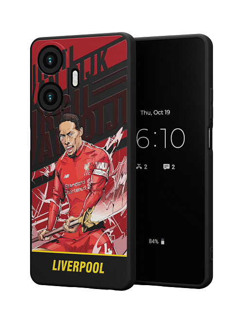 Силиконовый чехол для Realme C55 "NOVEL: Liverpool"