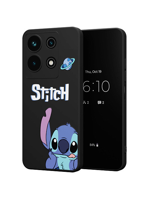 Силиконовый чехол для Infinix Note 30 "NOVEL: Stitch planet"